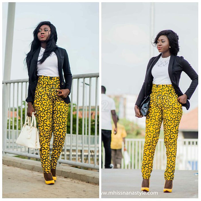 Trouser sales kitenge designs